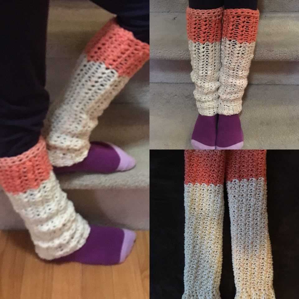 Free knitting patterns for beginners leg warmers