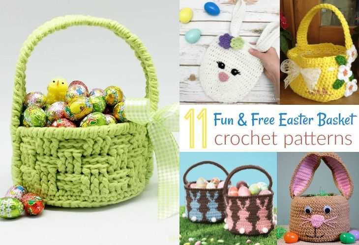 Free knitting patterns for easter baskets