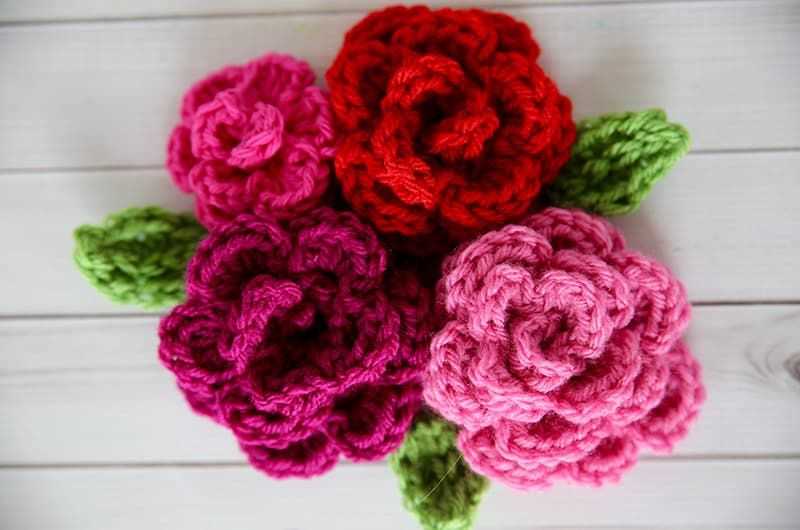 Free knitting patterns for flowers