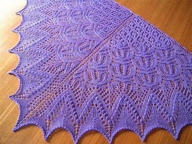 Free knitting patterns for stoles and shawls