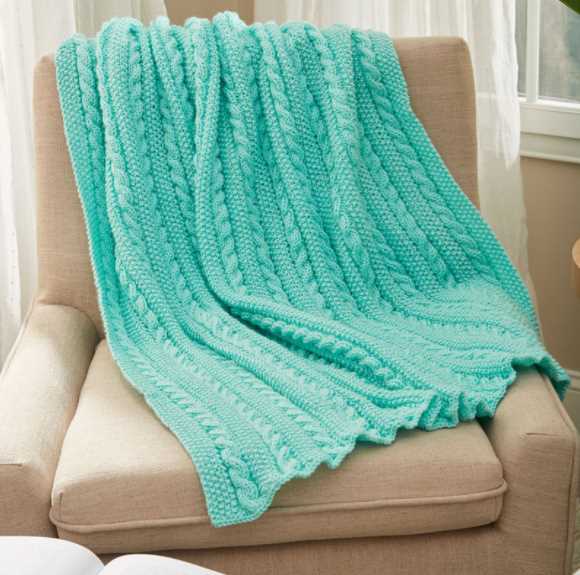 Free knitting patterns for throw blankets