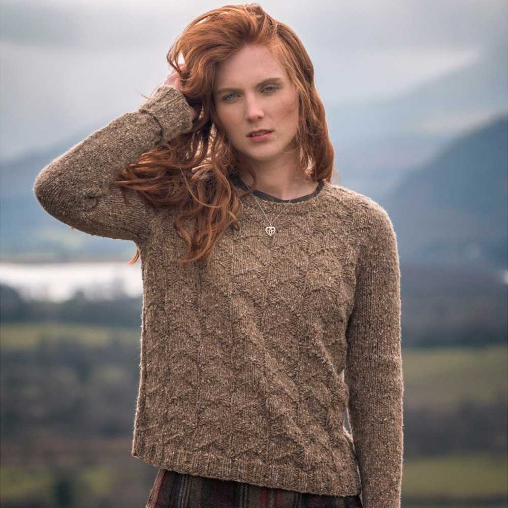 Free knitting patterns for women's pullover sweaters