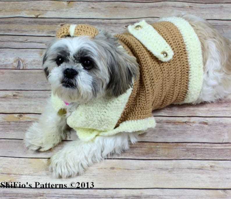 Free pattern for knitted dog coat