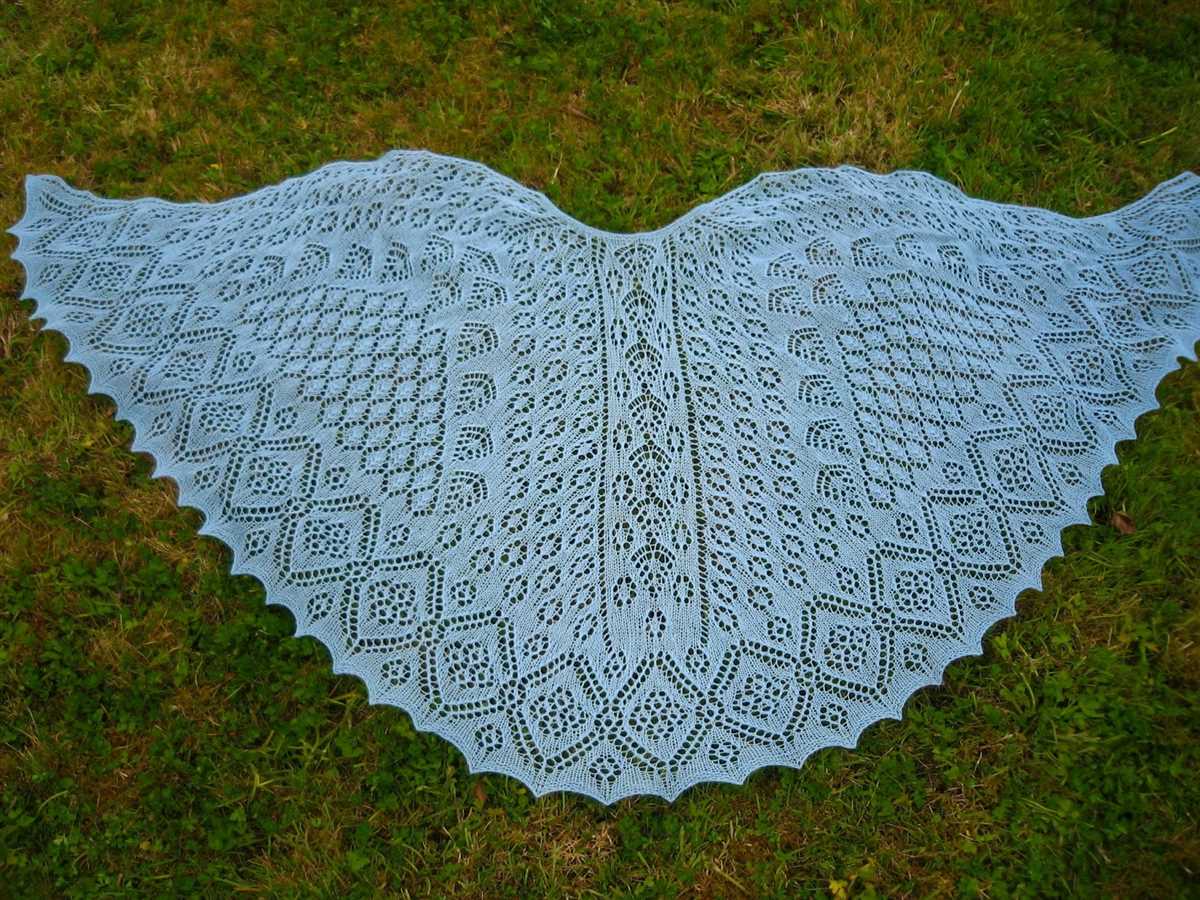 Free shetland lace shawl knitting patterns