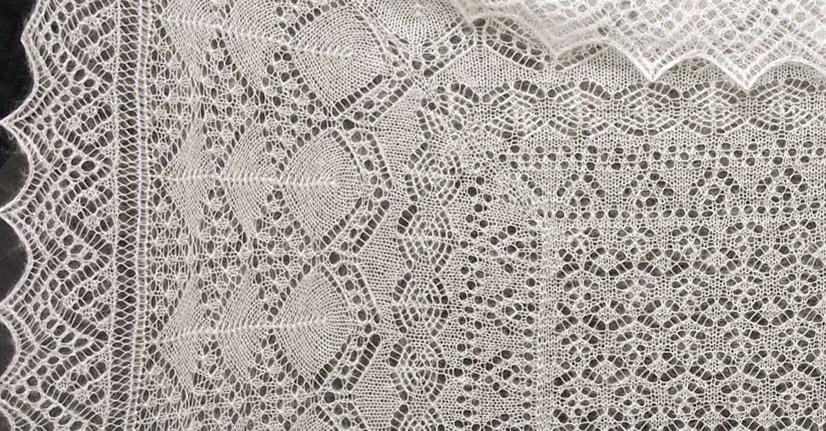 Free shetland lace shawl knitting patterns