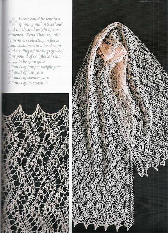 Free shetland lace shawl knitting patterns