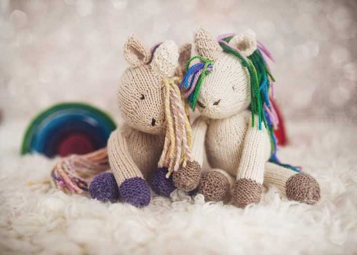 Free unicorn toy knitting pattern