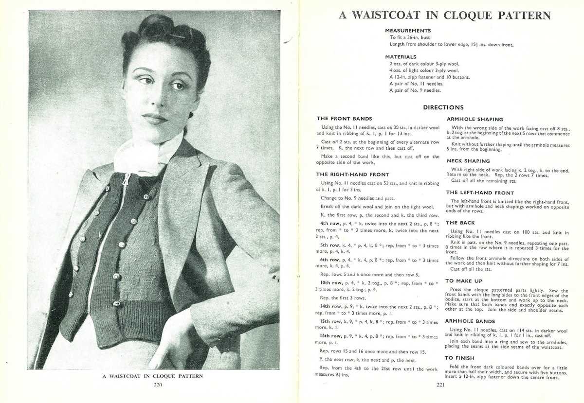 Free vintage knitting patterns uk