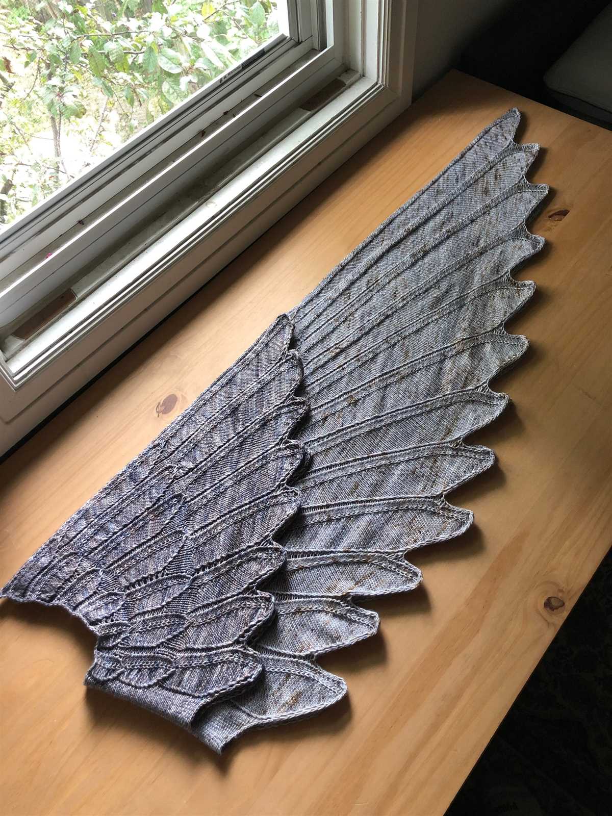 Free wingspan shawl knitting pattern