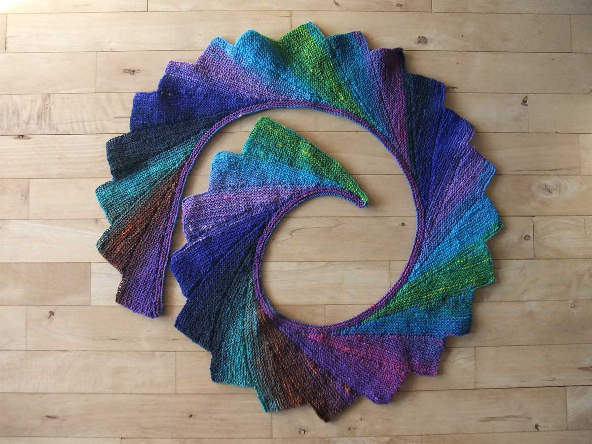 Free wingspan shawl knitting pattern