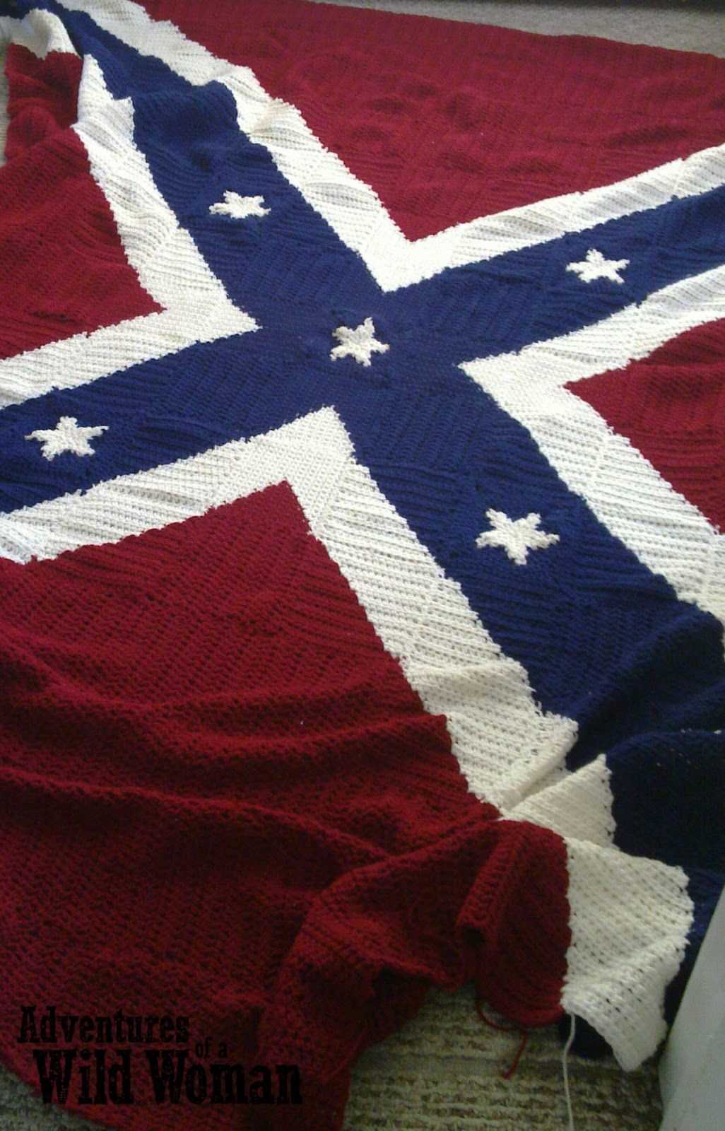 Free american flag blanket knitting pattern