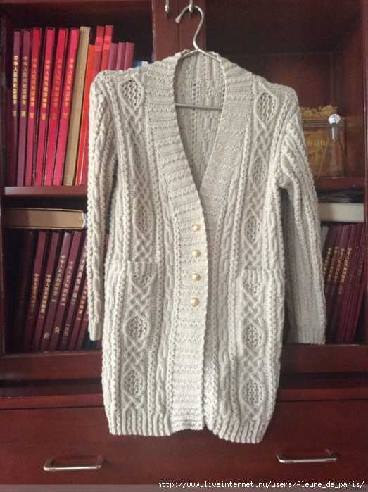 Free aran cardigan knitting patterns to download