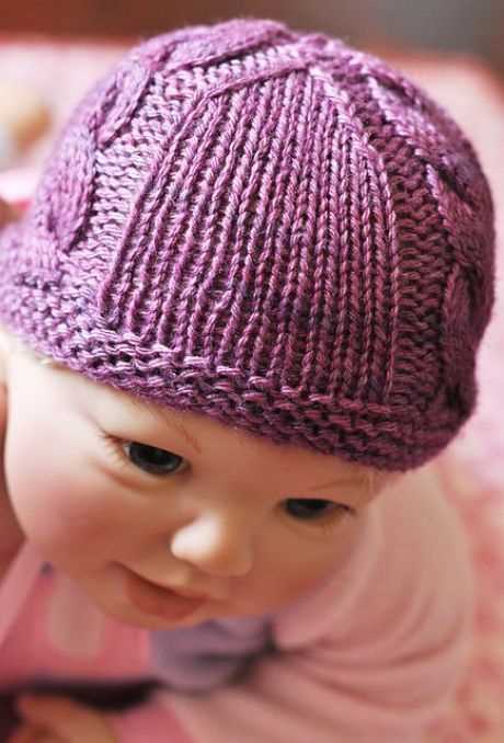 Free baby beanie knitting pattern