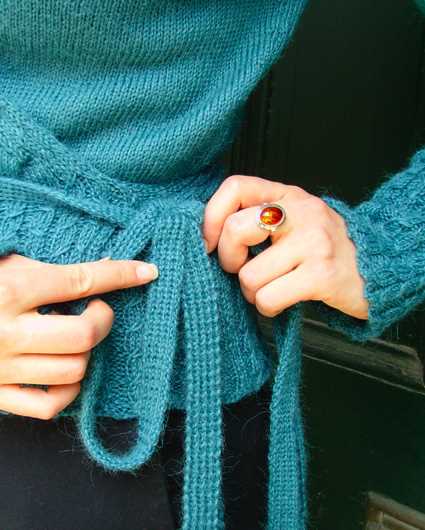 Free ballet wrap knitting pattern