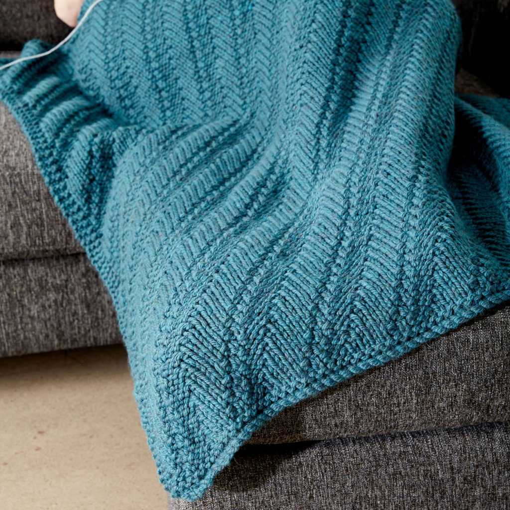 Free blanket knitting pattern