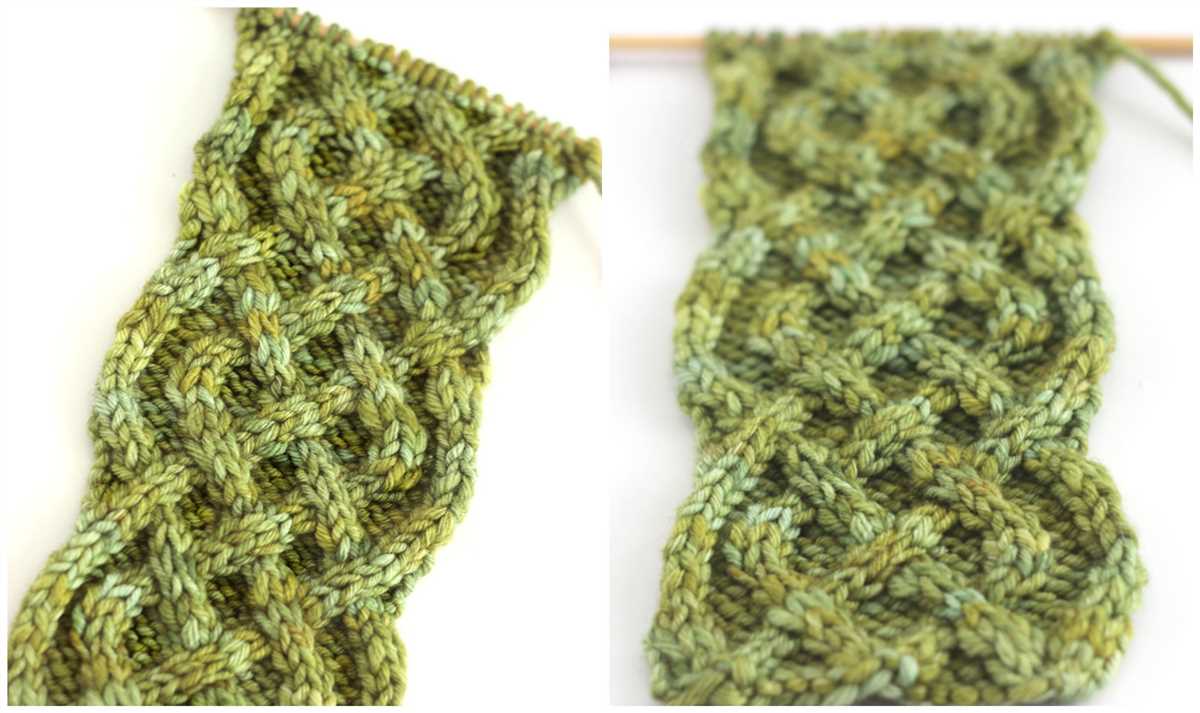 Free cable knit neck warmer pattern