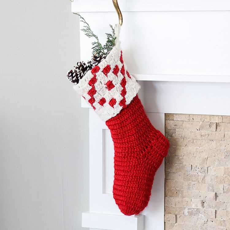 Free christmas stocking pattern knit