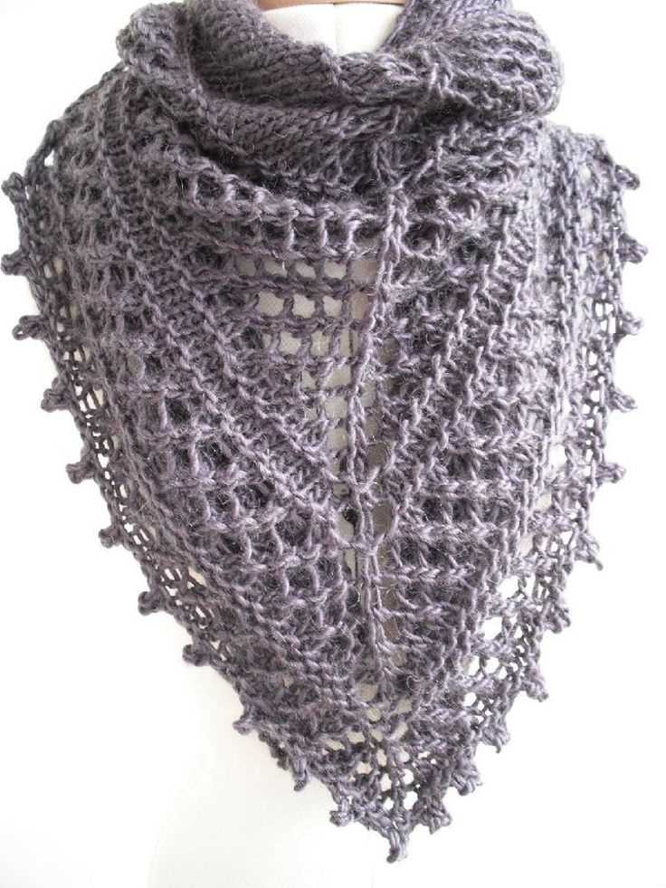 Free chunky shawl knitting patterns
