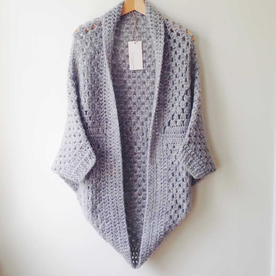 Free cocoon cardigan knitting pattern