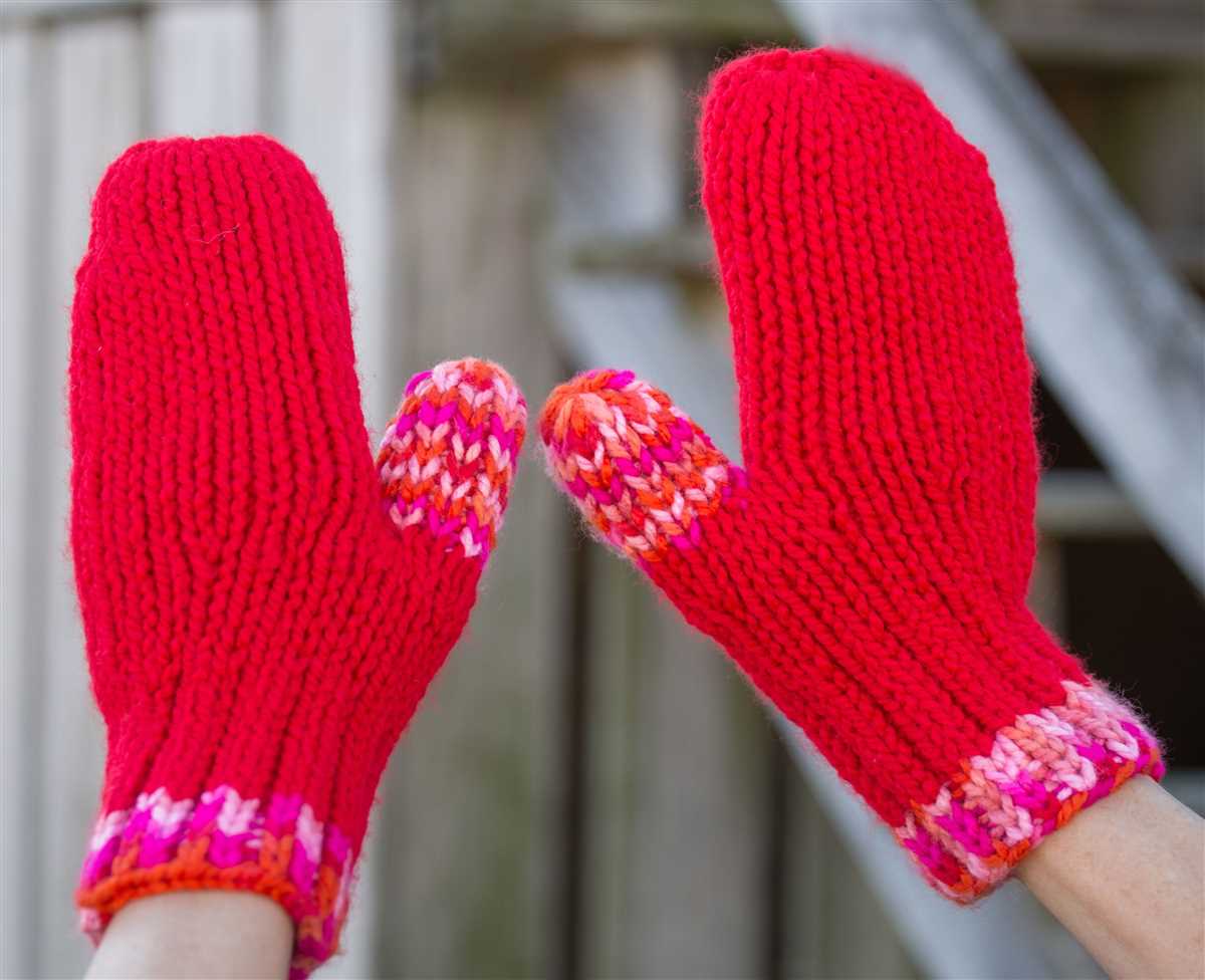 Free double knit mitten pattern