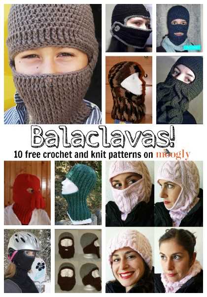 Free easy knitting pattern for a balaclava