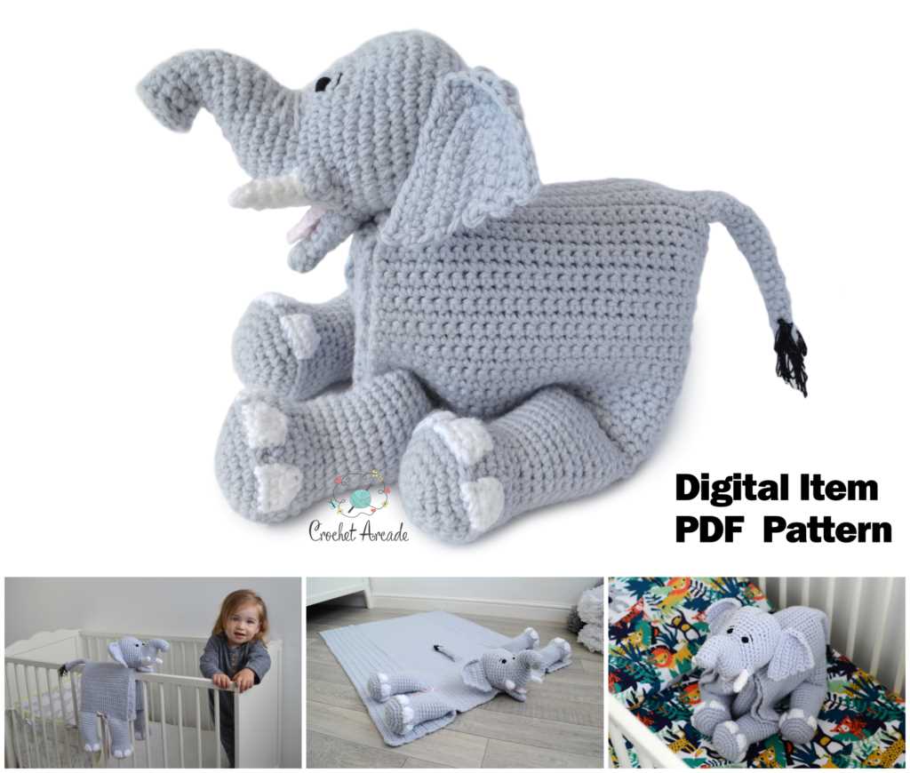 Free elephant knitting pattern blanket
