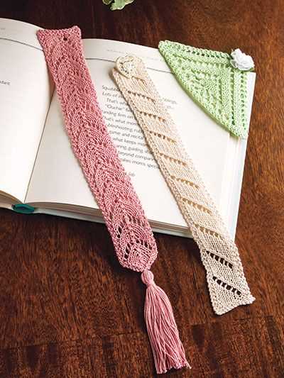 Free knit bookmark patterns