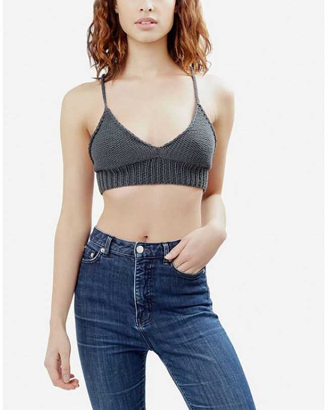Free knit bralette pattern