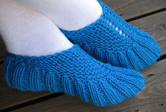 Free knit patterns for slippers