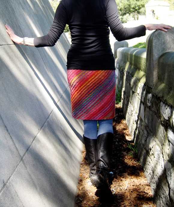 Free knit skirt pattern