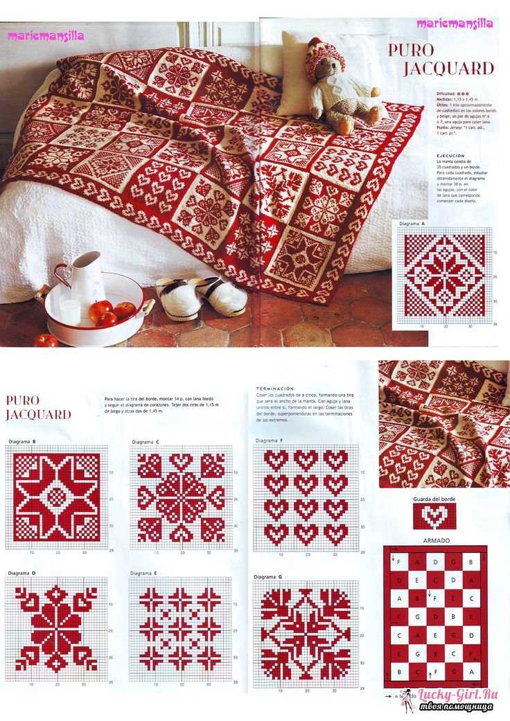 Free knitted christmas blanket patterns