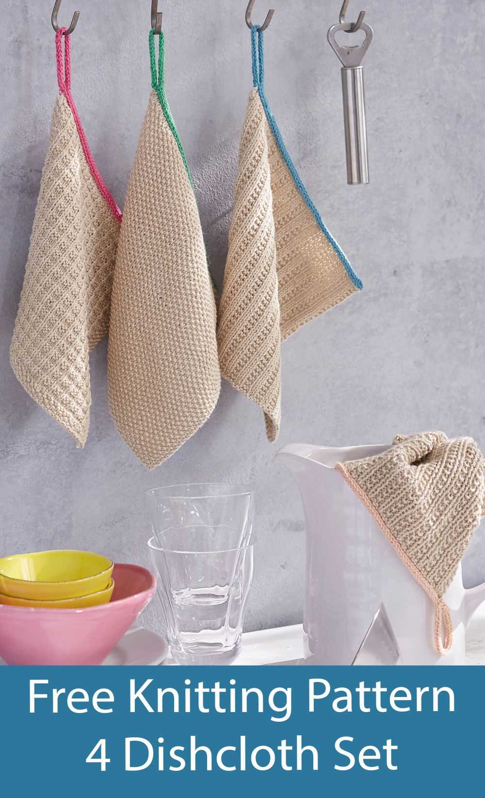 Free knitted dish cloth patterns