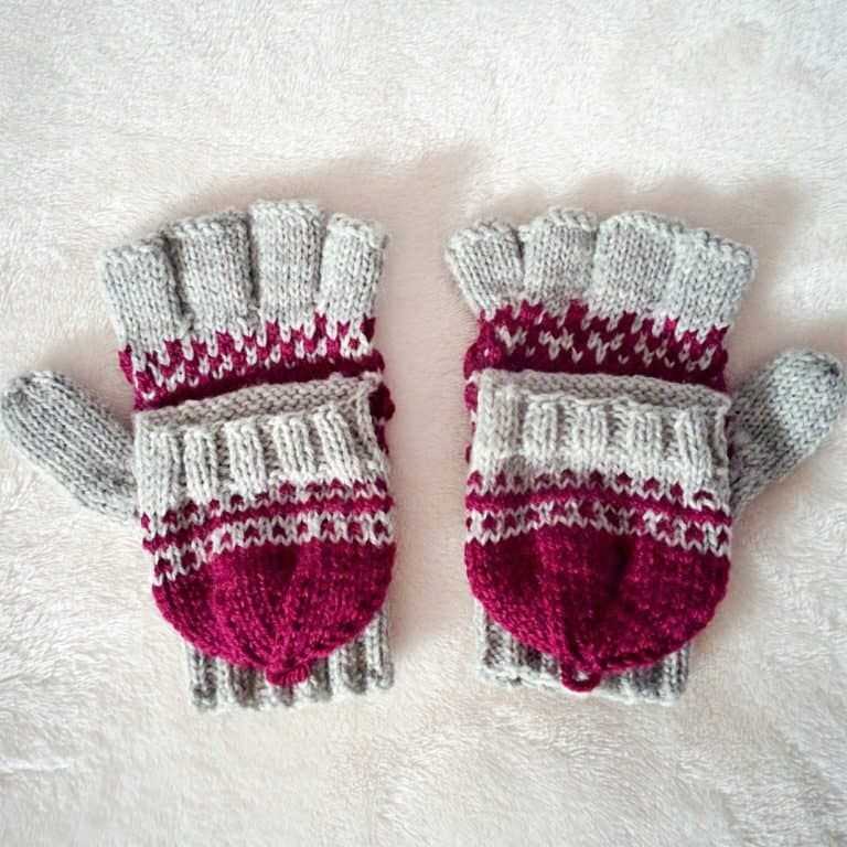 Free knitted gloves pattern