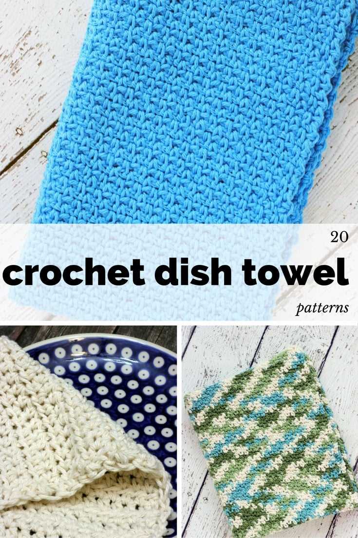 Free knitted hanging dish towel patterns