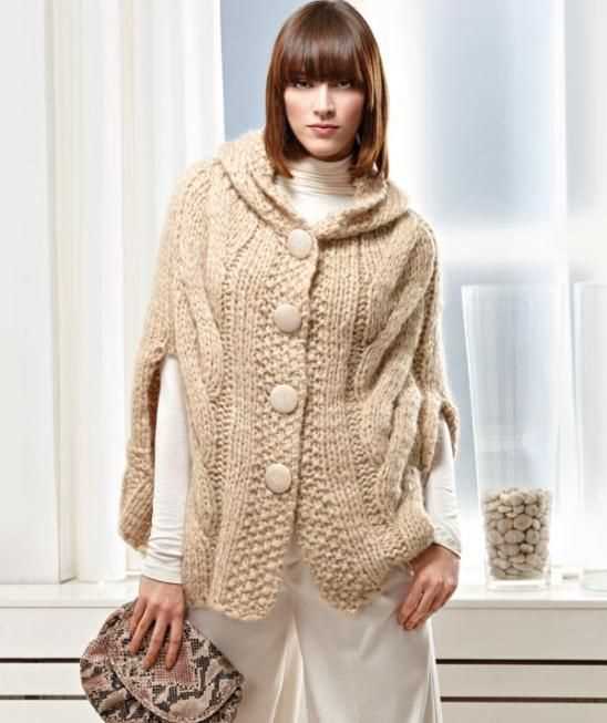 Free knitted poncho patterns for ladies