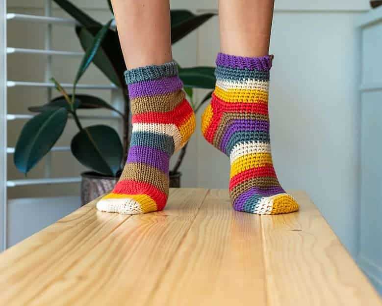 Free knitted sock patterns for beginners