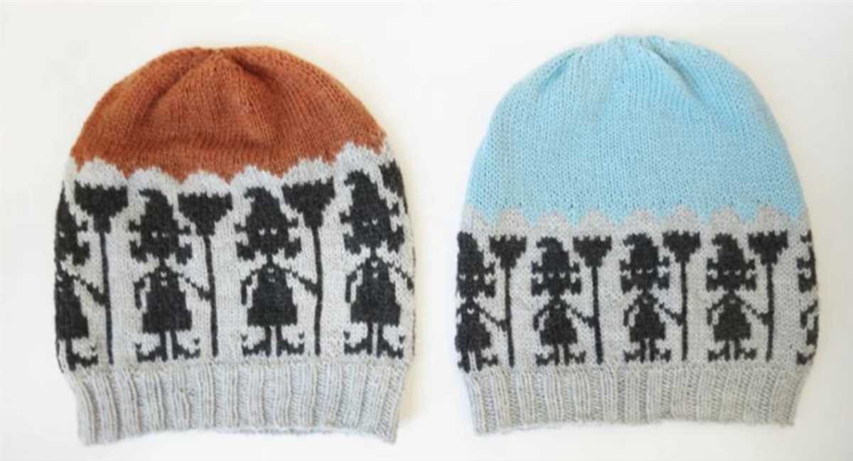 Free knitted witch hat pattern