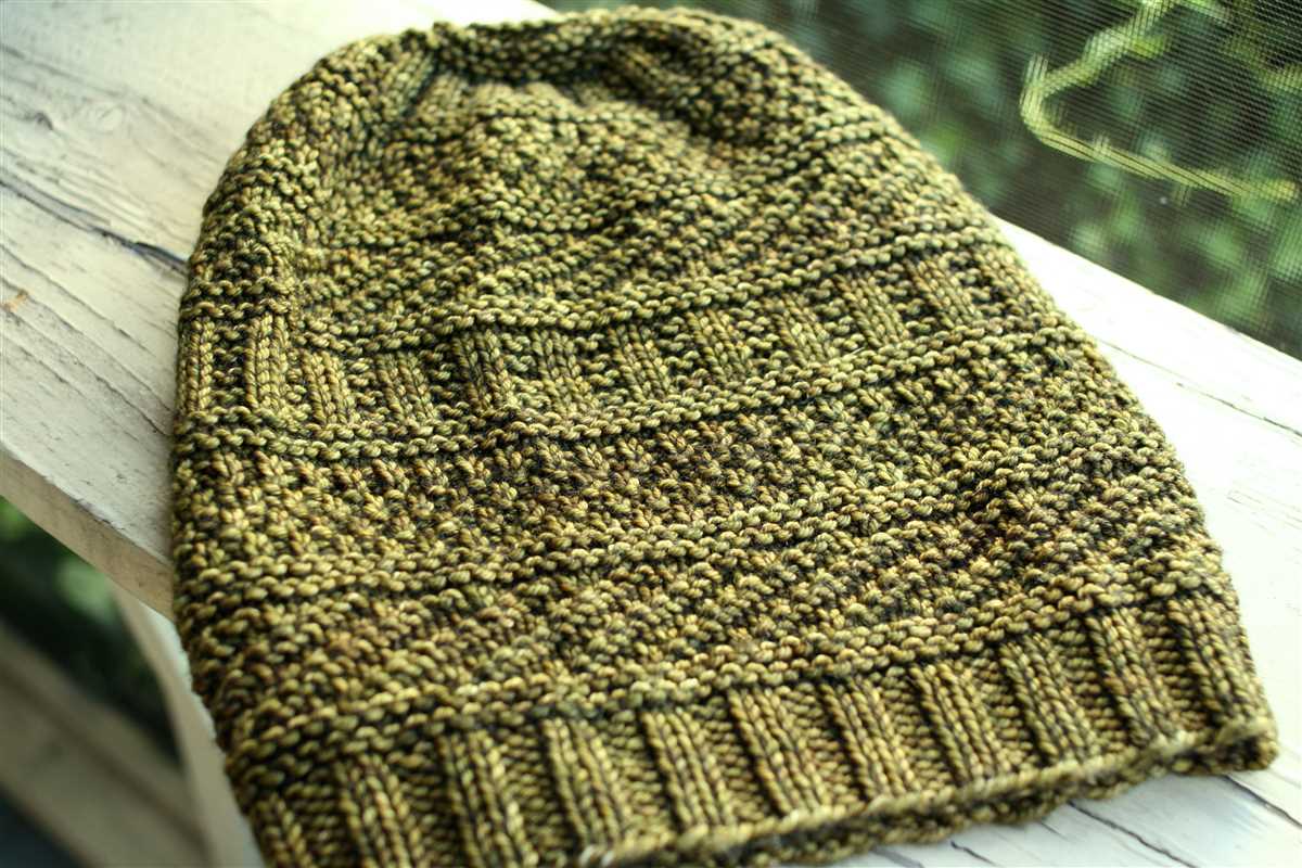 Free knitting hat patterns for charity