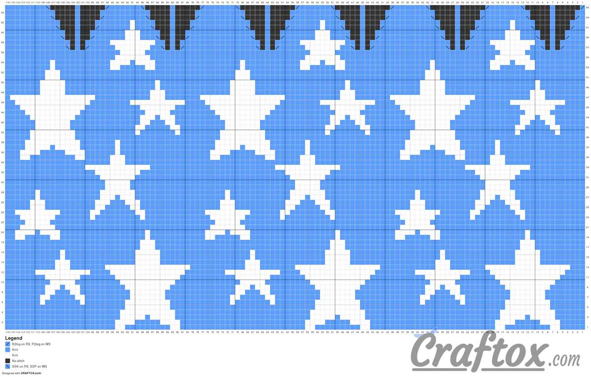 Free knitting pattern for a small star