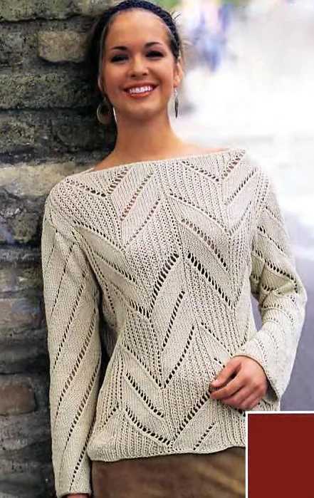 Free knitting pattern for ladies top