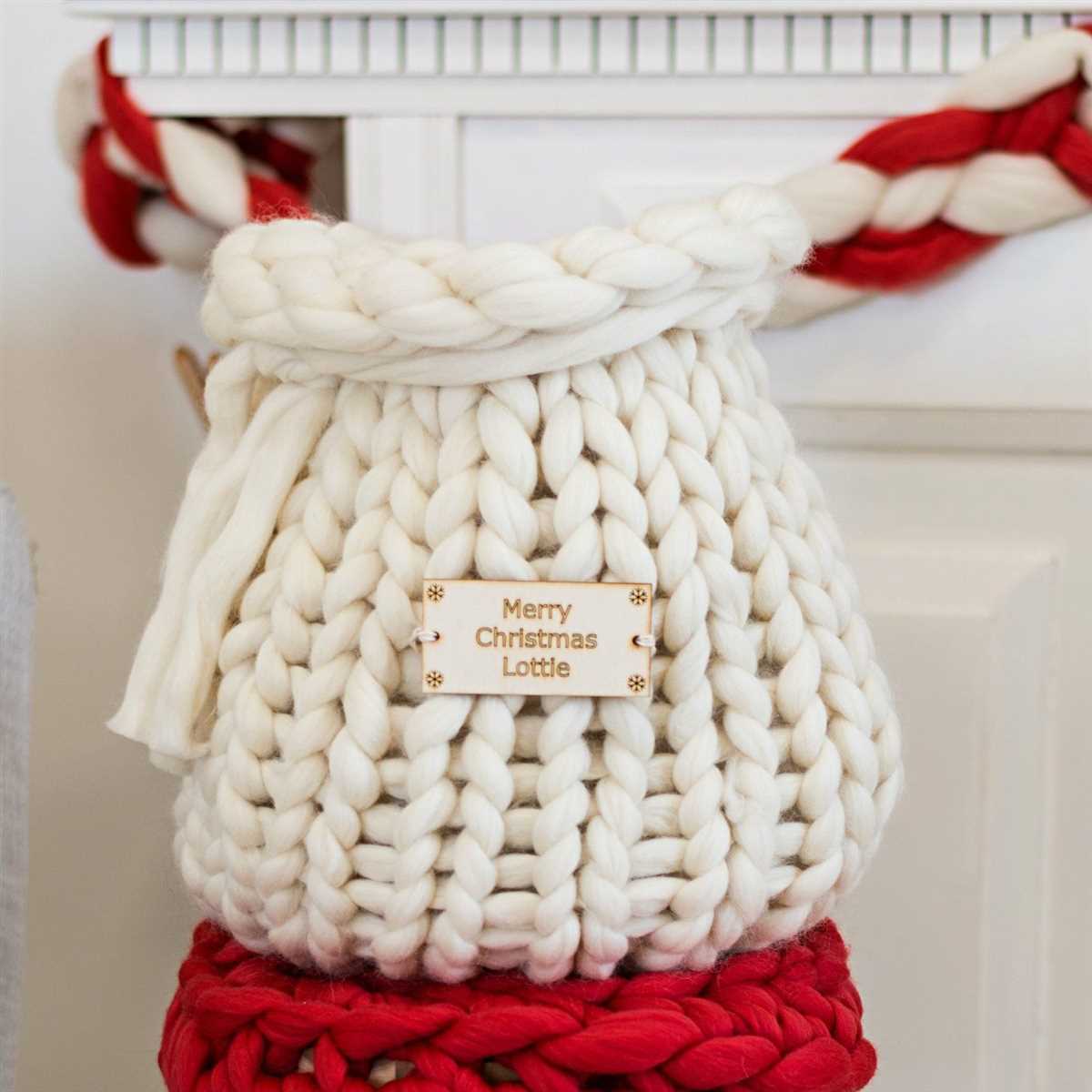 Free knitting pattern for santa bag