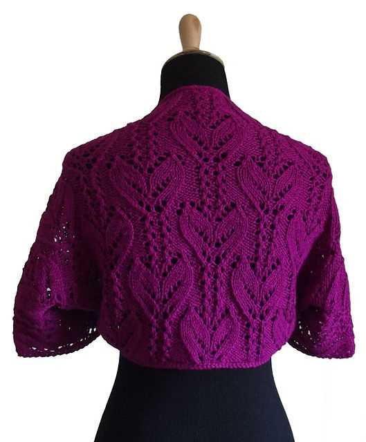 Free knitting pattern shrug