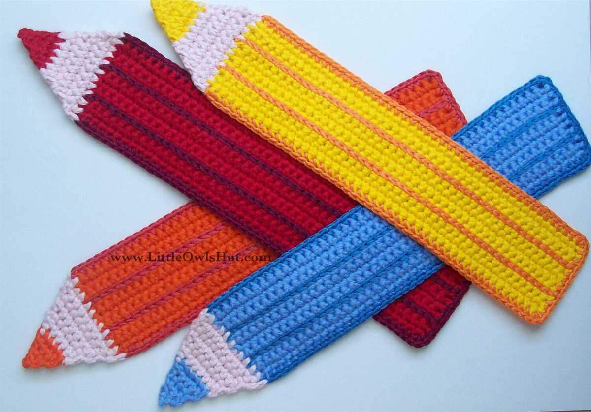 Free knitting patterns for bookmarks