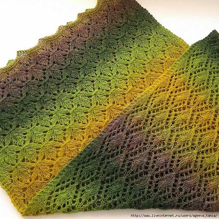 Free knitting patterns for stoles and shawls