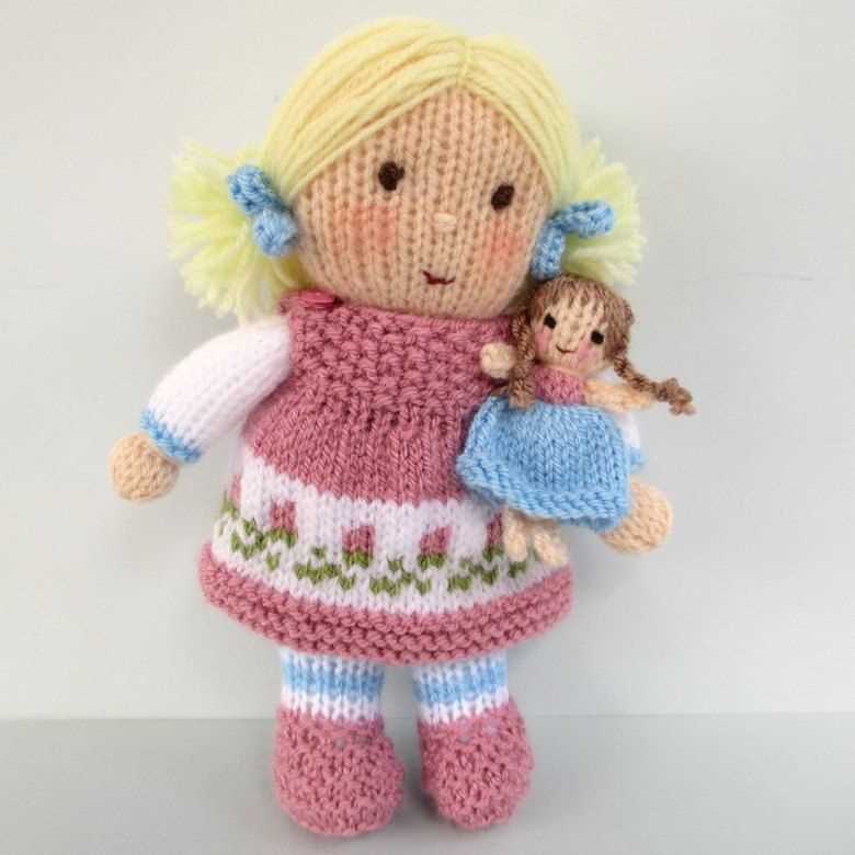 Free knitting patterns for tiny dolls
