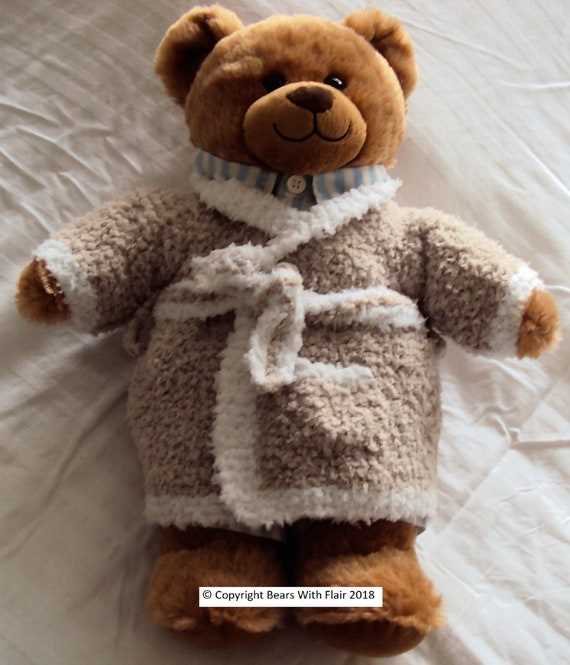 Free knitting patterns teddy bear outfits