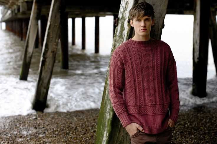 Free men's gansey sweater knitting patterns