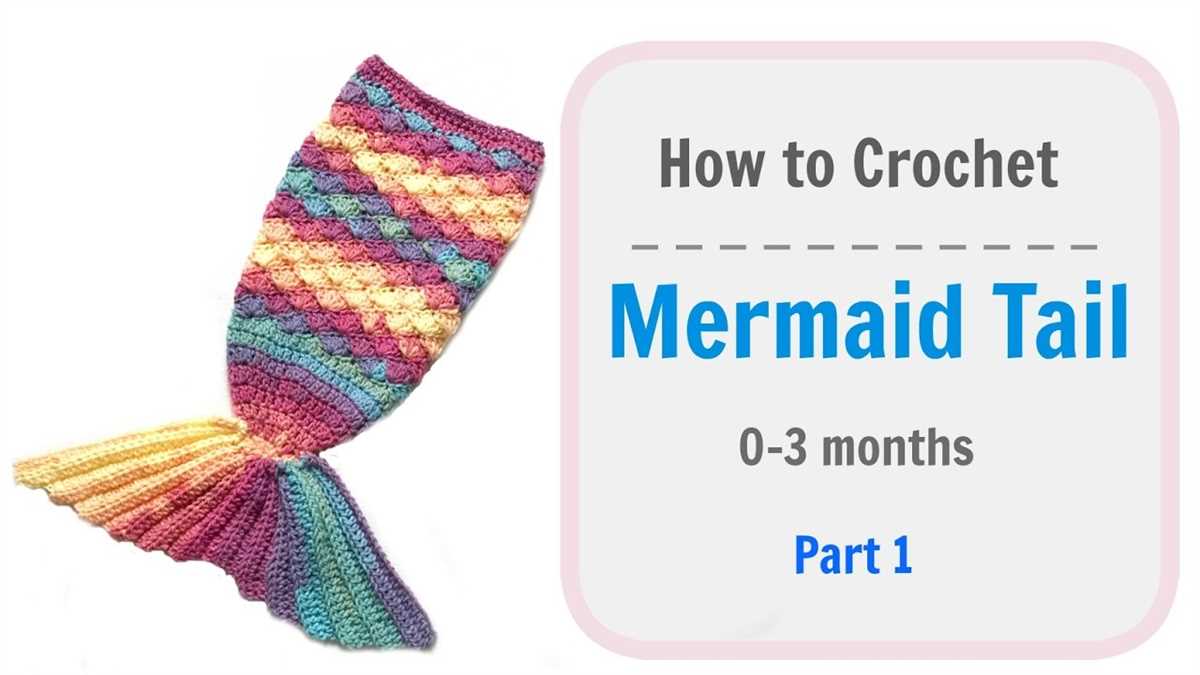 Free mermaid tail knitting pattern