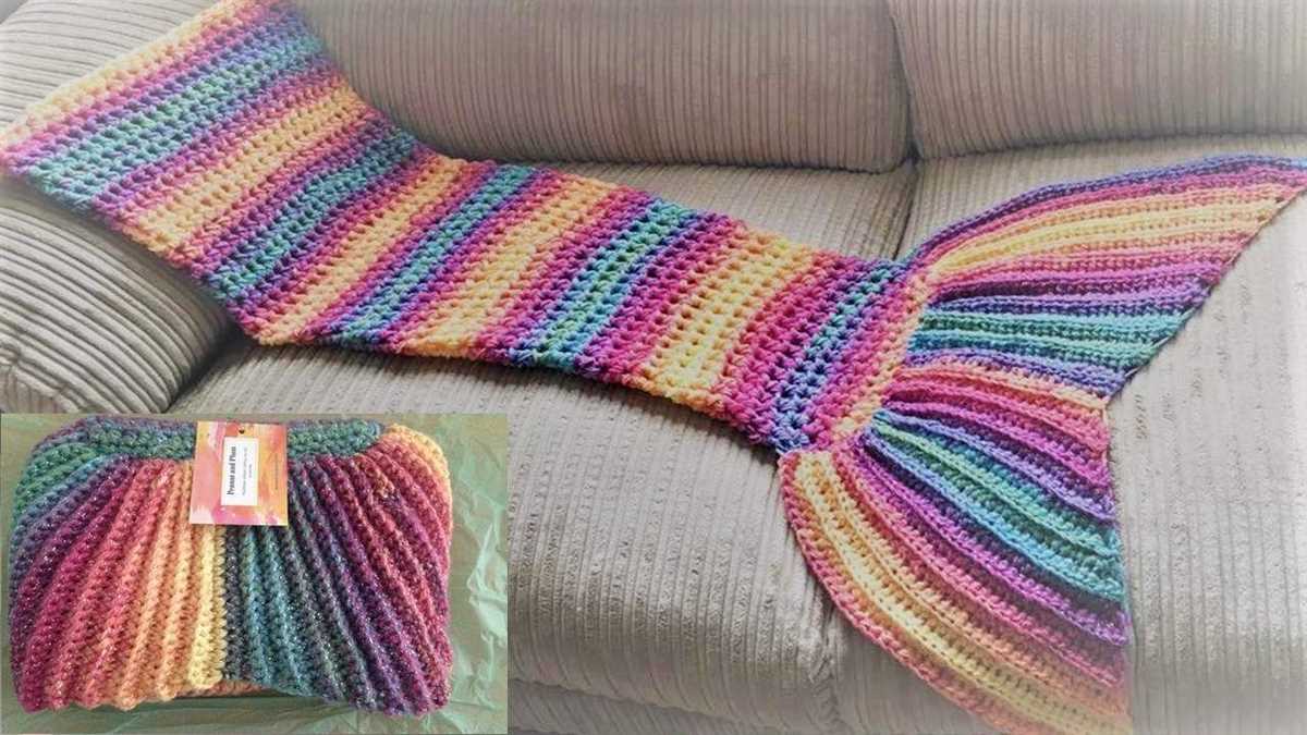 Free mermaid tail knitting pattern