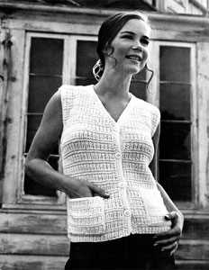 Free sleeveless pullover knitting knitted vest patterns for ladies